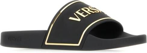 Versace Comfortabele pantoffels voor ultiem comfort Black Heren