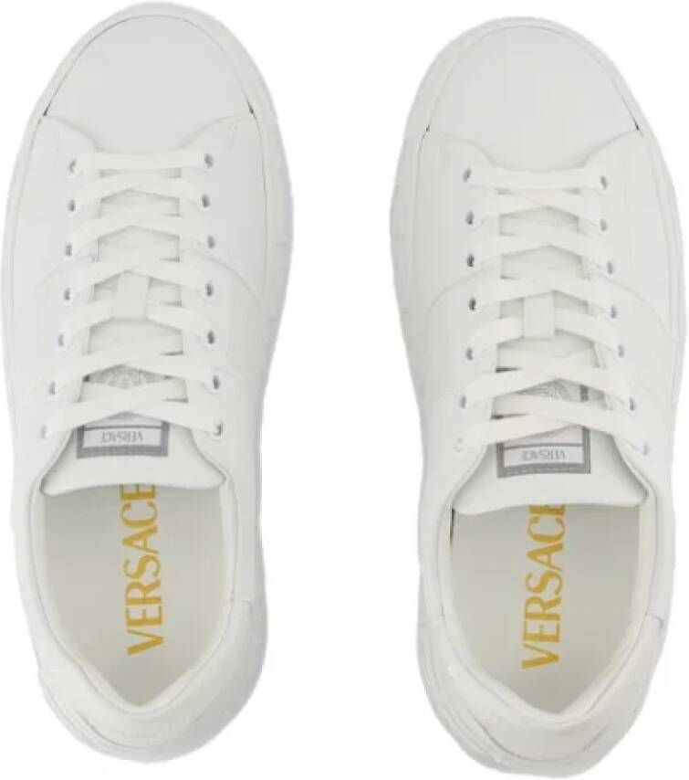 Versace Cotton sneakers White Dames