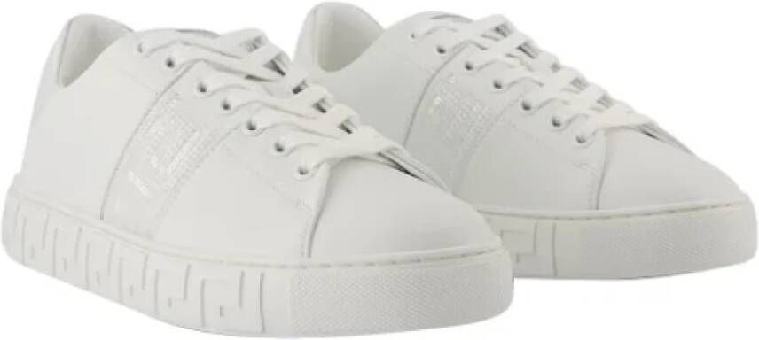 Versace Cotton sneakers White Dames