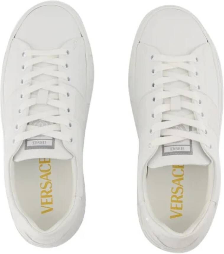 Versace Cotton sneakers White Dames