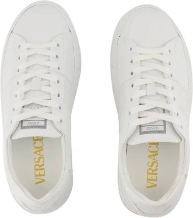 Versace Cotton sneakers White Dames