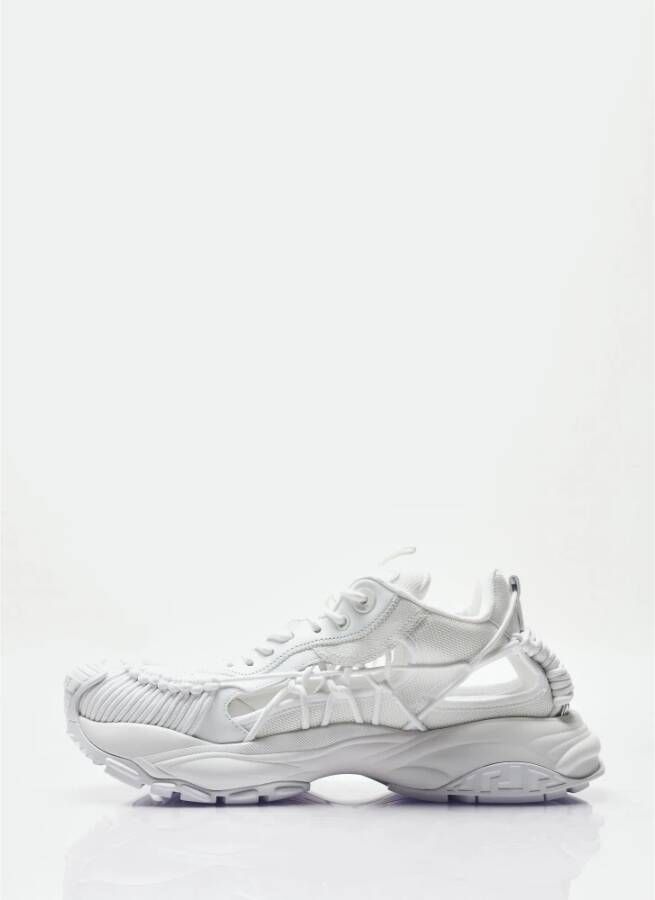 Versace Cut-Out Mercury Sneakers White Dames