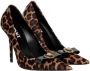 Versace Elegante Kalfsleren Pomp Brown Dames - Thumbnail 3