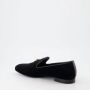 Versace Zwarte fluwelen loafers met Medusa-detail Black Heren - Thumbnail 3