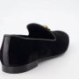 Versace Zwarte fluwelen loafers met Medusa-detail Black Heren - Thumbnail 4