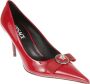 Versace Gehakte kalfsleren pomp Red Dames - Thumbnail 2