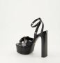 Versace Gianni Ribbon Hak Sandalen Black Dames - Thumbnail 3