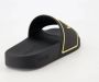 Versace Gouden Logo Slides Lente-Zomer 2025 Black Dames - Thumbnail 4