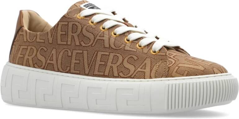 Versace Greca sneakers Beige Dames