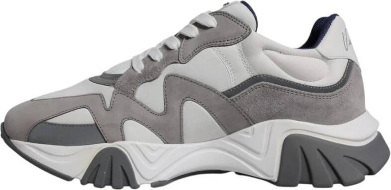 Versace Grijze Chunky Lage Sneakers Gray Heren