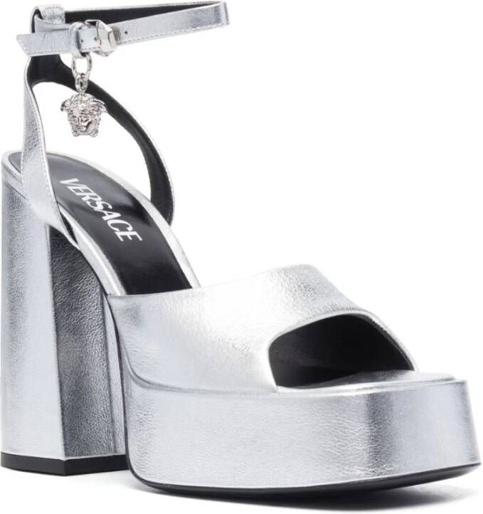 Versace High Heel Sandals Grijs Dames