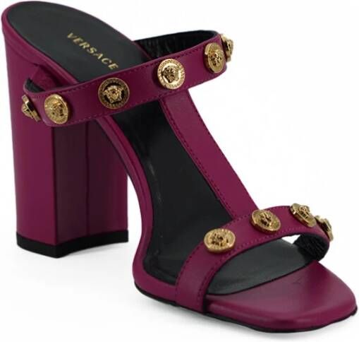 Versace High Heel Sandals Paars Dames