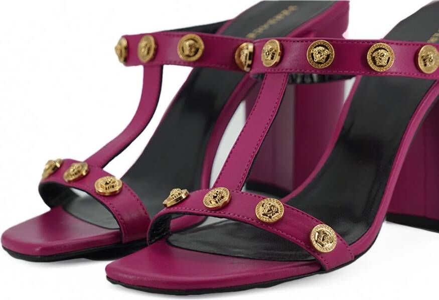 Versace High Heel Sandals Paars Dames