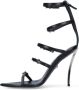 Versace Point-Points Sandalen met Zijde Details Black Dames - Thumbnail 2