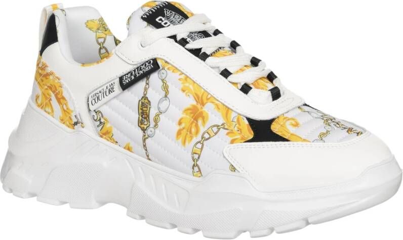 Versace Jeans Couture Abstract Multicolor Speedtrack Sneakers Multicolor Heren