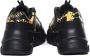 Versace Jeans Couture Barok Detail Zwart Leren Platte Schoenen Black Heren - Thumbnail 6