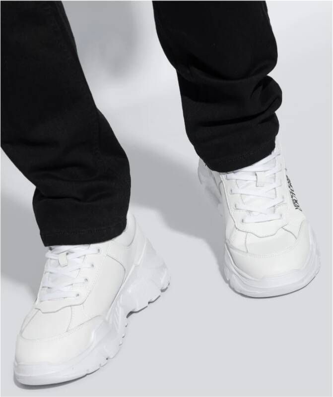 Versace Jeans Couture Bedrukte sneakers White Heren