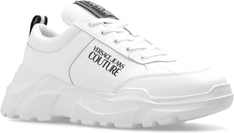 Versace Jeans Couture Bedrukte sneakers White Heren