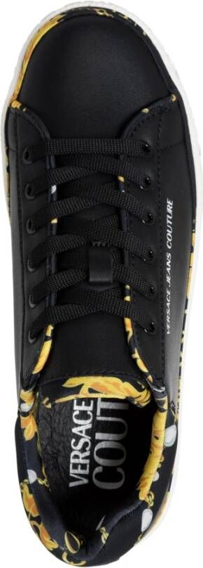 Versace Jeans Couture Court 88 Chain Couture Sneakers Zwart Dames