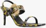 Versace Jeans Couture Multicolor Barok Print Hoge Hak Sandalen Multicolor Dames - Thumbnail 11