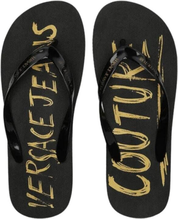 Versace Jeans Couture Flip Flops Zwart Heren