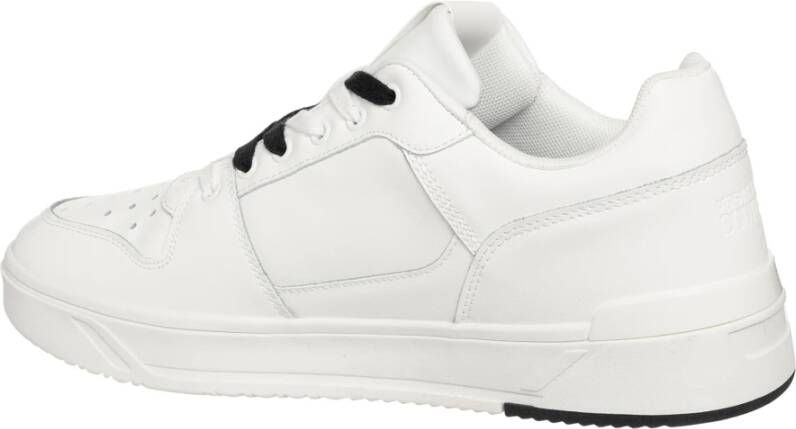 Versace Jeans Couture Gestreepte Starlight Sneakers met Vetersluiting White Heren