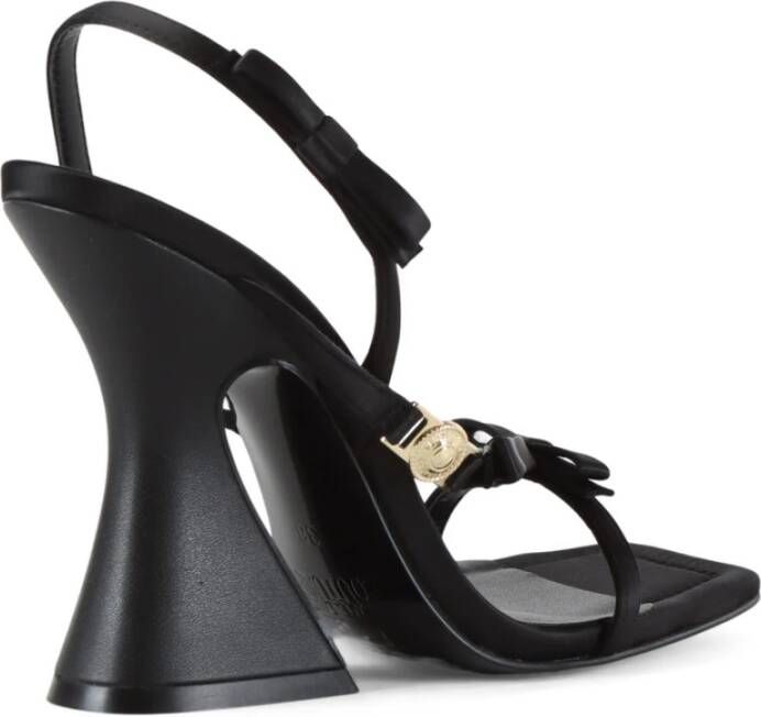 Versace Jeans Couture High Heel Sandals Black Dames