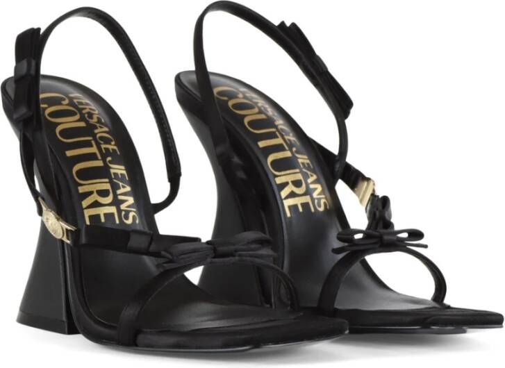 Versace Jeans Couture High Heel Sandals Black Dames