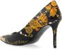 Versace Jeans Couture Zwarte Hak Pumps voor Glamoureuze Outfits Black Dames - Thumbnail 6