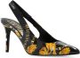 Versace Jeans Couture Zwarte Pumps voor Vrouwen Multicolor Dames - Thumbnail 11