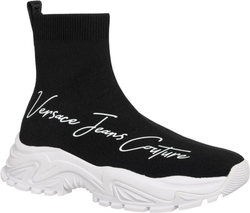 Versace Jeans Couture Hoge Sneakers Black Dames