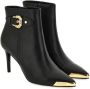 Versace Jeans Couture Zwarte Enkellaarsjes voor Vrouwen Black Dames - Thumbnail 4