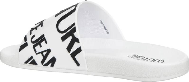 Versace Jeans Couture Logo Multikleur Slides White Heren