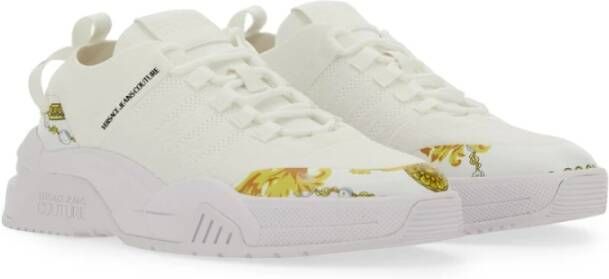 Versace Jeans Couture Logo Sneaker voor vrouwen White Dames