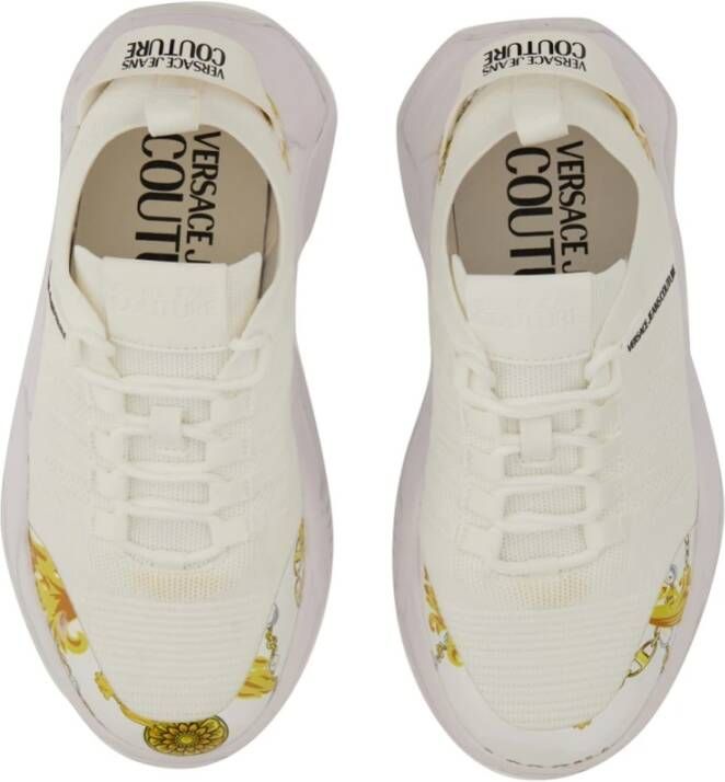 Versace Jeans Couture Logo Sneaker voor vrouwen White Dames