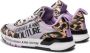 Versace Jeans Couture Luipaardprint Sneakers met Lila Details Multicolor Dames - Thumbnail 2