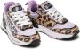 Versace Jeans Couture Luipaardprint Sneakers met Lila Details Multicolor Dames - Thumbnail 5