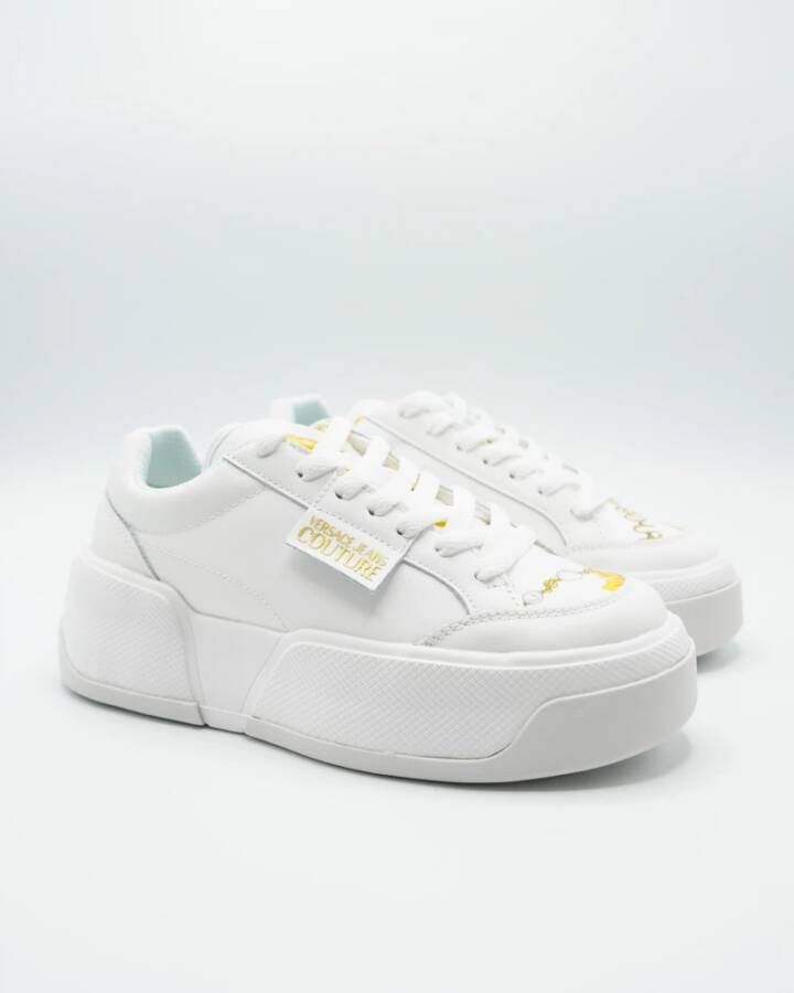 Versace Jeans Couture Mode Sneaker White Dames