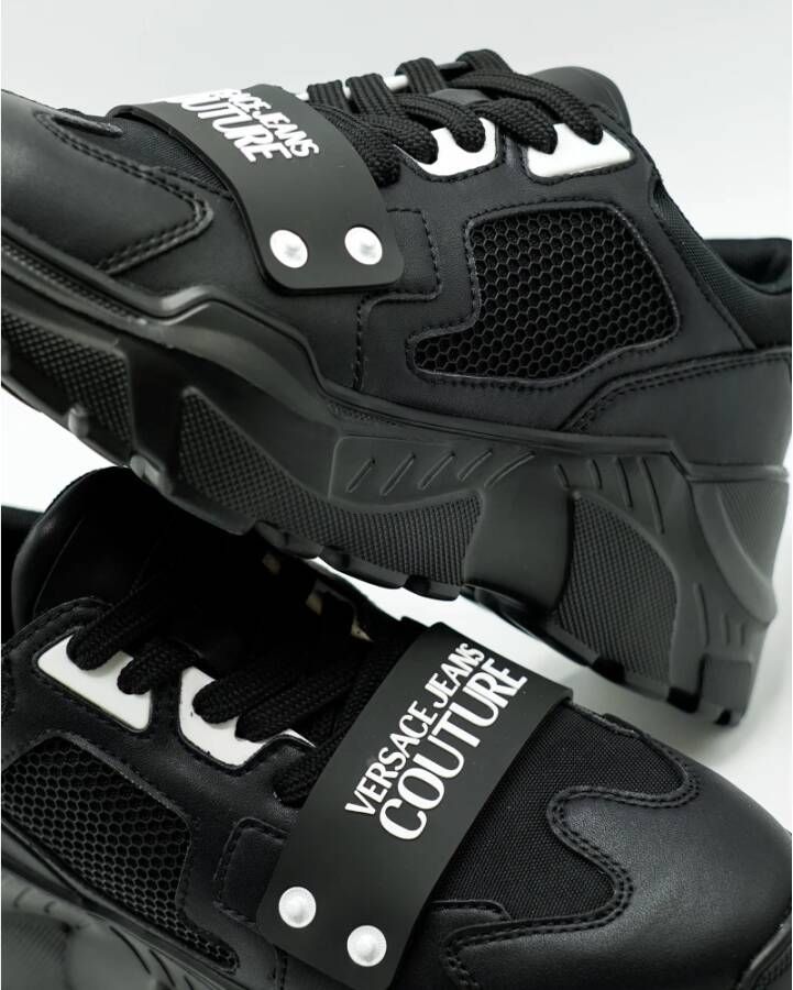 Versace Jeans Couture Mode Sneakers Black Heren