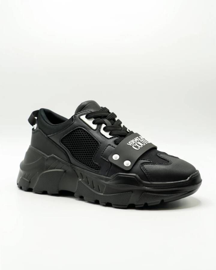 Versace Jeans Couture Mode Sneakers Black Heren