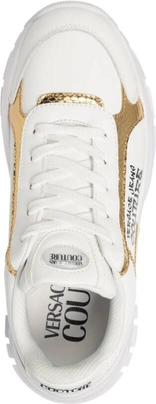 Versace Jeans Couture Multicolor Hiker Sneakers met Vetersluiting White Dames