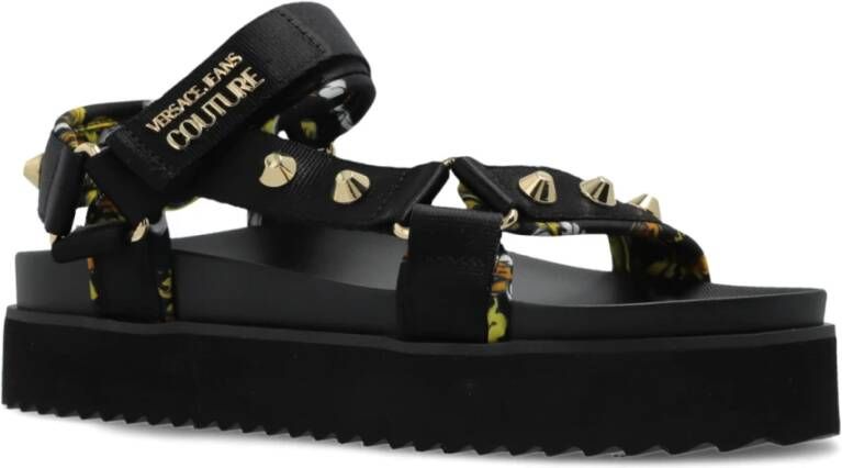 Versace Jeans Couture Plateau sandalen Black Dames