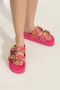 Versace Jeans Couture Plateau sandalen Pink Dames - Thumbnail 2