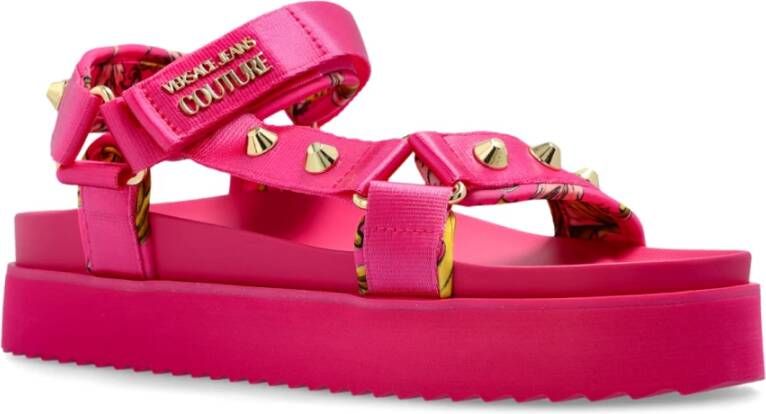 Versace Jeans Couture Plateau sandalen Pink Dames