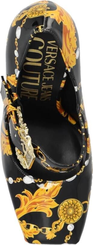 Versace Jeans Couture Platform pumps Zwart Dames