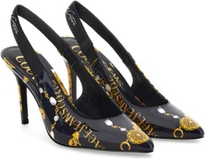 Versace Jeans Couture Platte schoenen Black Dames