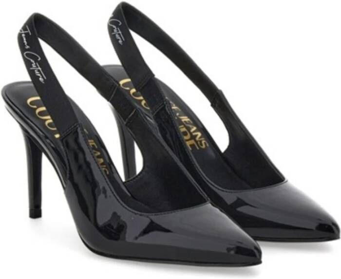 Versace Jeans Couture Platte schoenen Black Dames