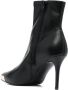 Versace Jeans Couture Zwarte Enkellaarsjes voor Dames Aw23 Zwart Dames - Thumbnail 4