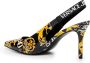 Versace Jeans Couture Barok Print Zwarte Décolleté Multicolor Dames - Thumbnail 4