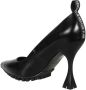 Versace Jeans Couture Puntige pumps met gevormde hak Black Dames - Thumbnail 3